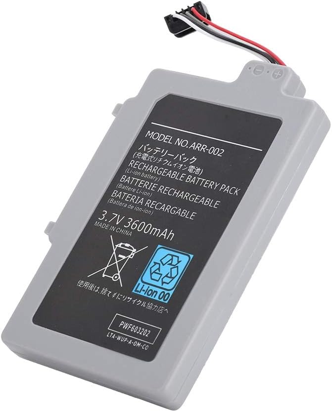 Akozon بطارية قابلة لإعادة الشحن 3.7 فولت 3600 مللي أمبير بديلة لمقبض تحكم WIIU - Image 4