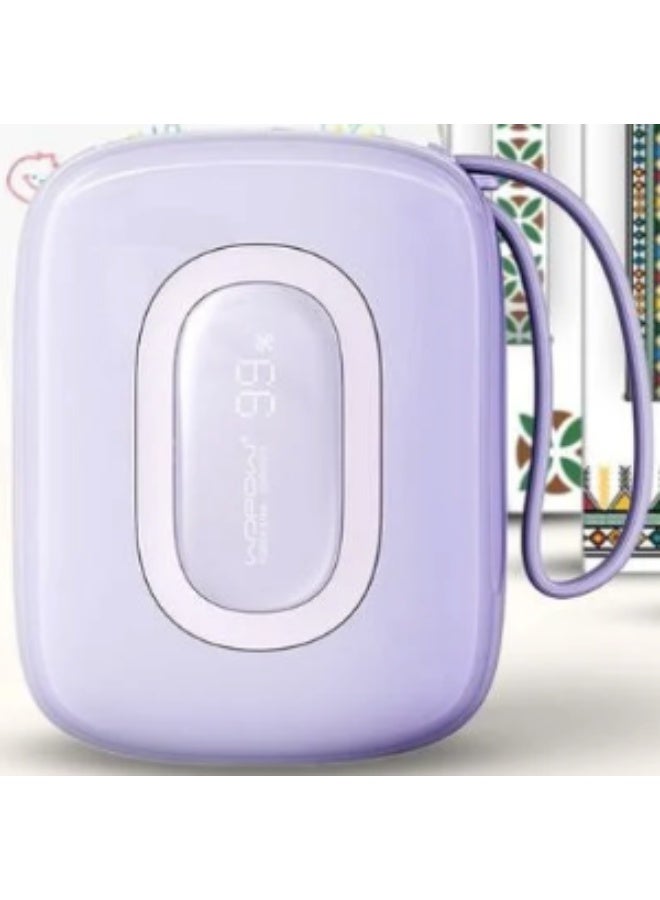 وبو باور بنك محمول (Wopow) 10000mAh شحن سريع اللون لافندر - Image 1