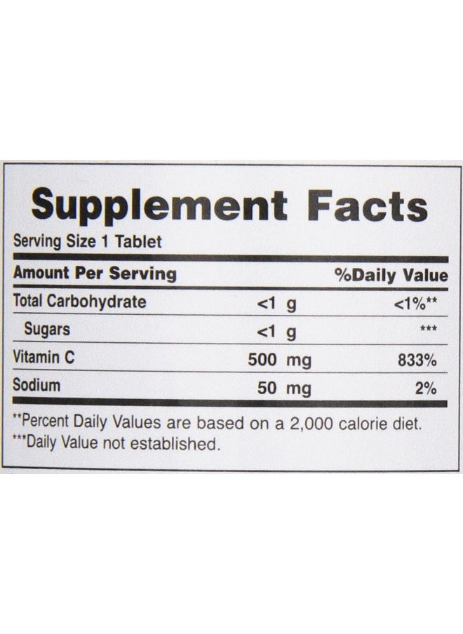 NATURE'S BOUNTY - Vitamin C- 500Mg. With Rose Hips Chew 90 Chewable Tablets - Image 1