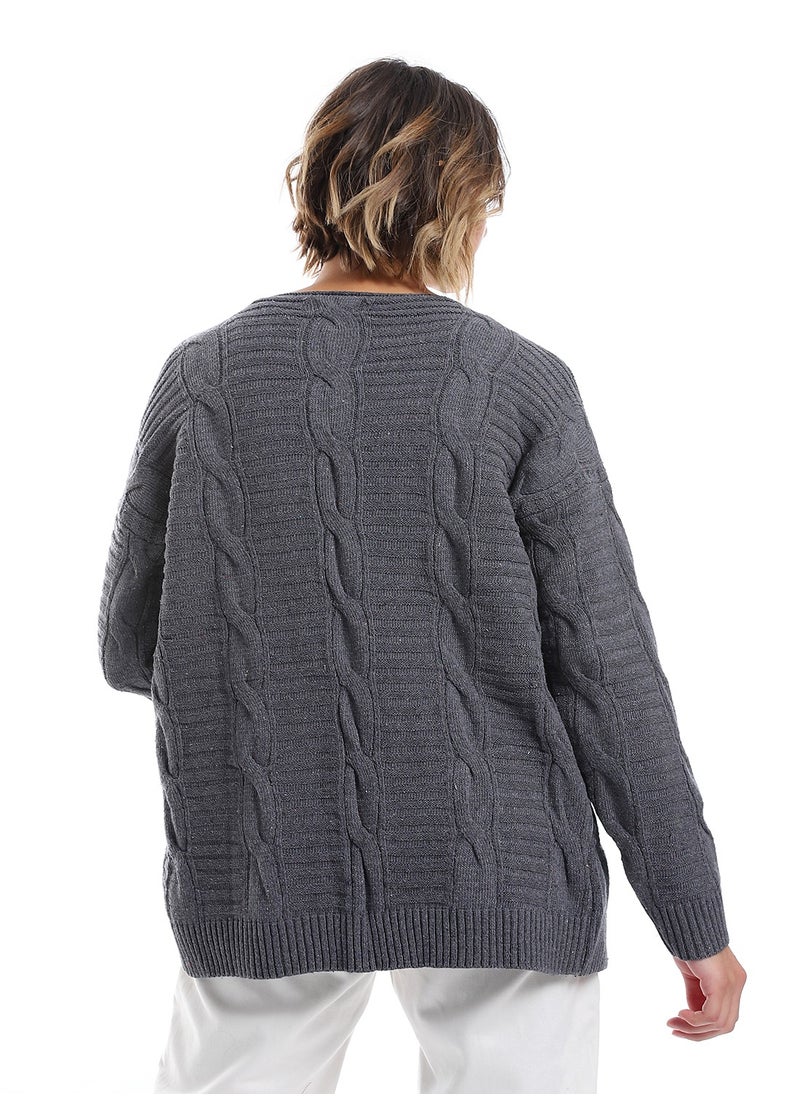 Caesar - Womens Wool Open Cardigan - Image 1