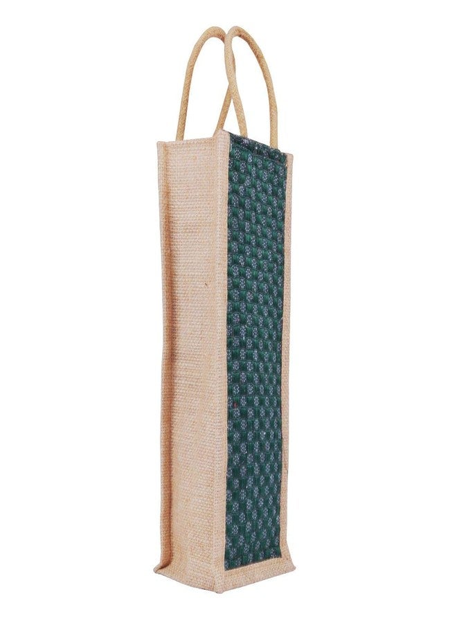 TJOM Sales & Marketing Jute Water Bottle Covers Eco-Friendly Jute Water Bottle Carry Bags with Reinforced Handles.Jute Water Bottle Cover for [ECO -Friendly].Set of 1.Multicolour & Multi-Design