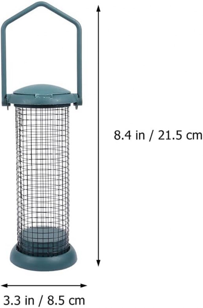 FUNOMOCYA 2pcs Outdoor Bird Feeder Grease Container Metal Bird Tube Feeder Metal Birds Feeder Food Container Suet Bird Feeder Automatic Pet Feeder Bird Resting Tool Hanging Plastic - Image 3