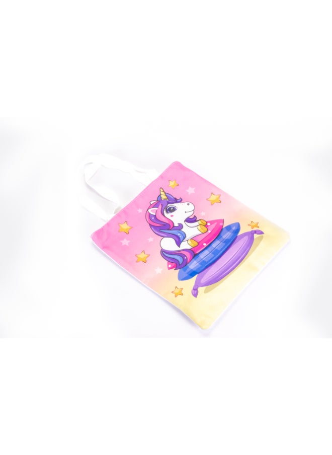 Generic Colorful Unicorn Tote Bag Perfect for Daily Use  - Image 2