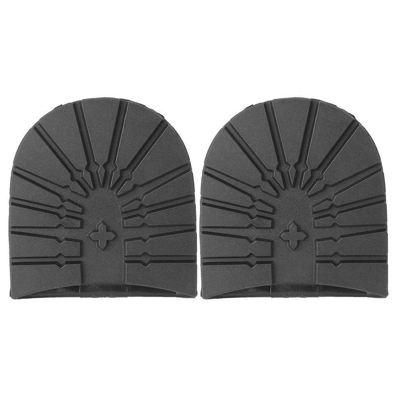 Rubber Wearable Durable Sole Repair Replacement AntiSlip Half Sole and Heels for Sports and Leather Shoes Black Heel