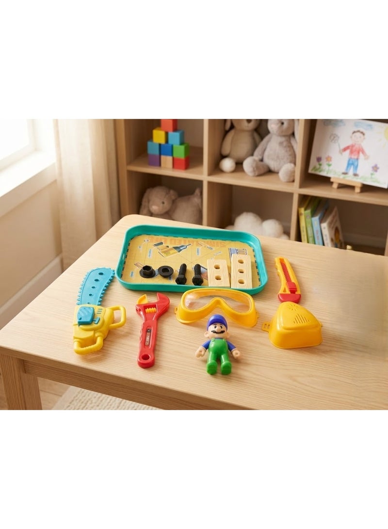 Captain Mario Carpenter Tool Set – Educational Toy Tools for Kids - Image 3