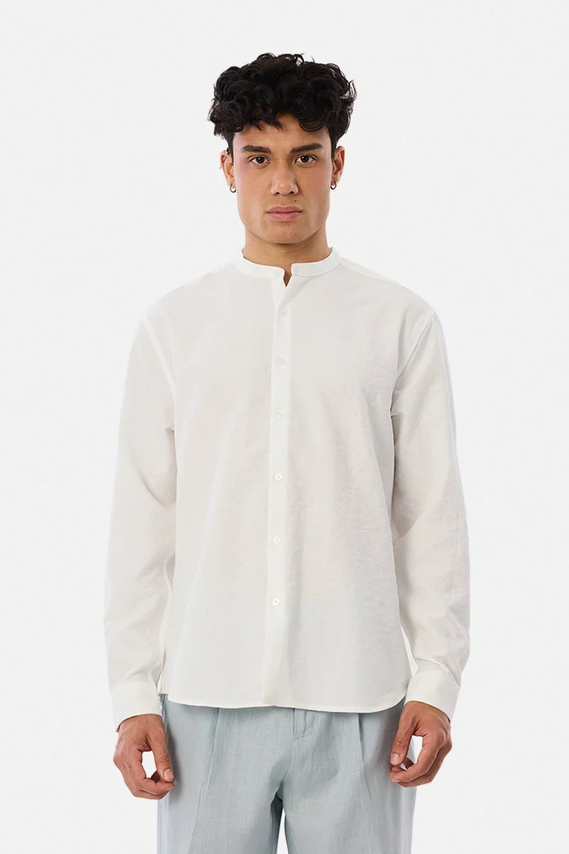 SNITCH Regular Fit Chinese Collar Shirt