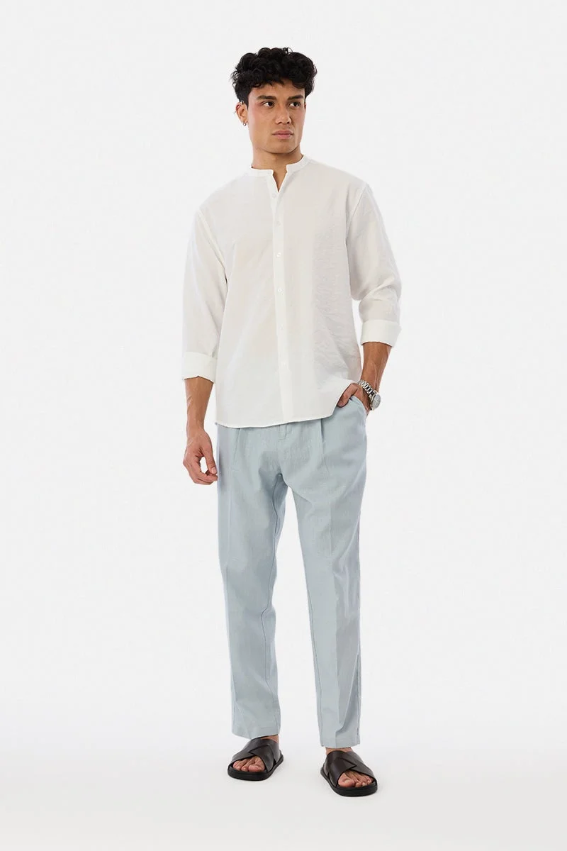 SNITCH Regular Fit Chinese Collar Shirt