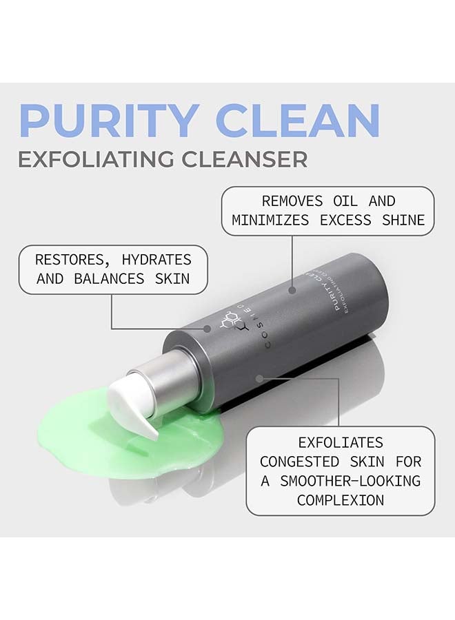 CosMedix Purity Clean Exfoliating Daily Face Cleanser Papaya Enzymes Purifying And Brightening | For Clearer Radiant Skin 150ml - Image 2