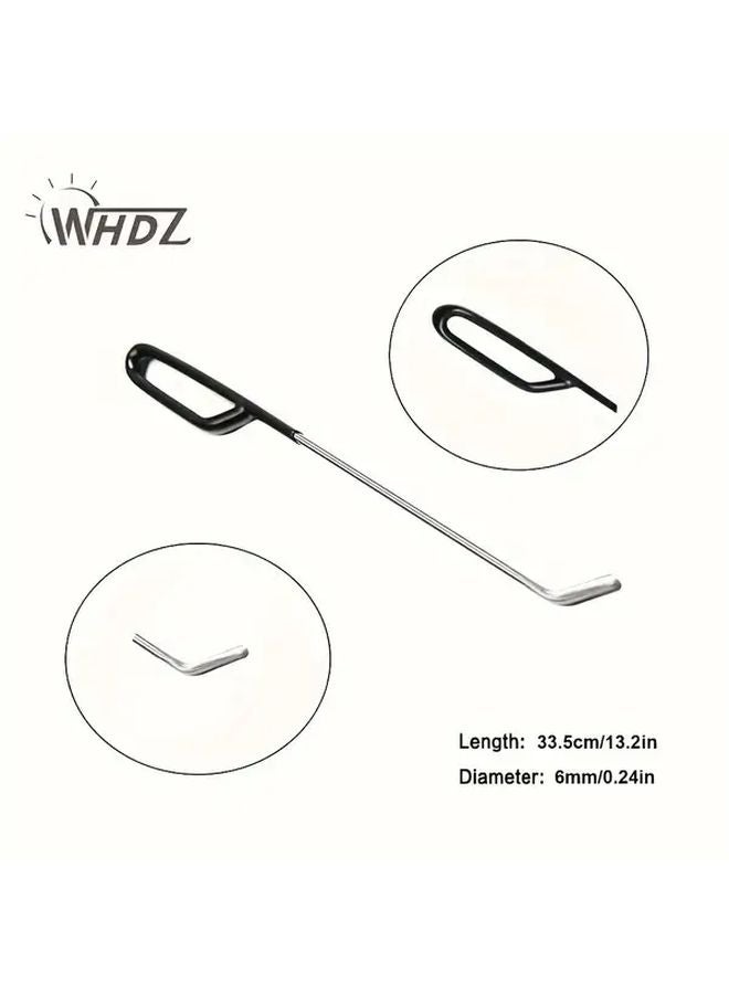 Black Paintless Car Dent Repair Kit Stainless Steel Push Hooks Hail Hammer Auto Bodywork Tools - Image 2