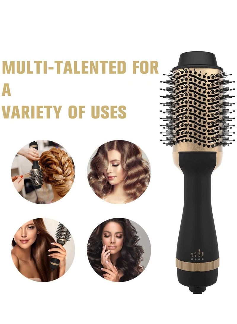 Hair Dryer Brush, Darkecho Hot Air Brush, 4IN1 One Step Hair Dryer and Volumizer AU Plug Hair Hot Dryer SAA Certified (Gold) - Image 3