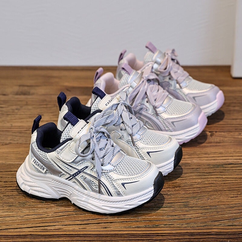 Mesh Sneakers Lightweight Flexible Sole Walking Shoes For Kids Indoor And Outdoor Activities - Image 3