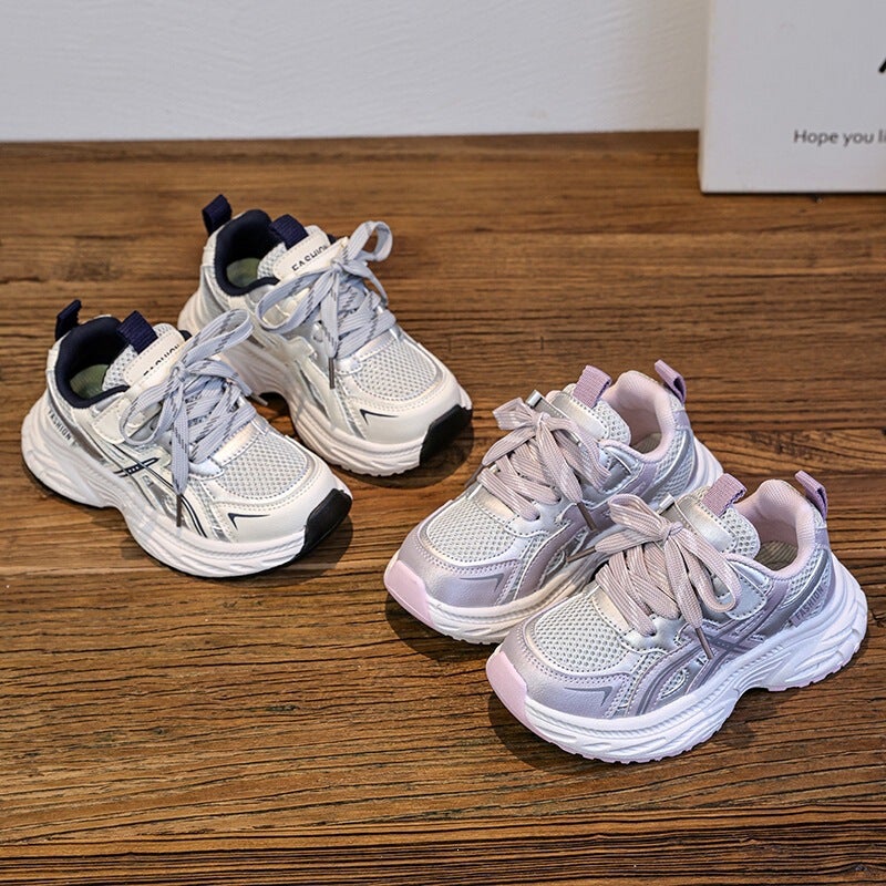 Mesh Sneakers Lightweight Flexible Sole Walking Shoes For Kids Indoor And Outdoor Activities - Image 2