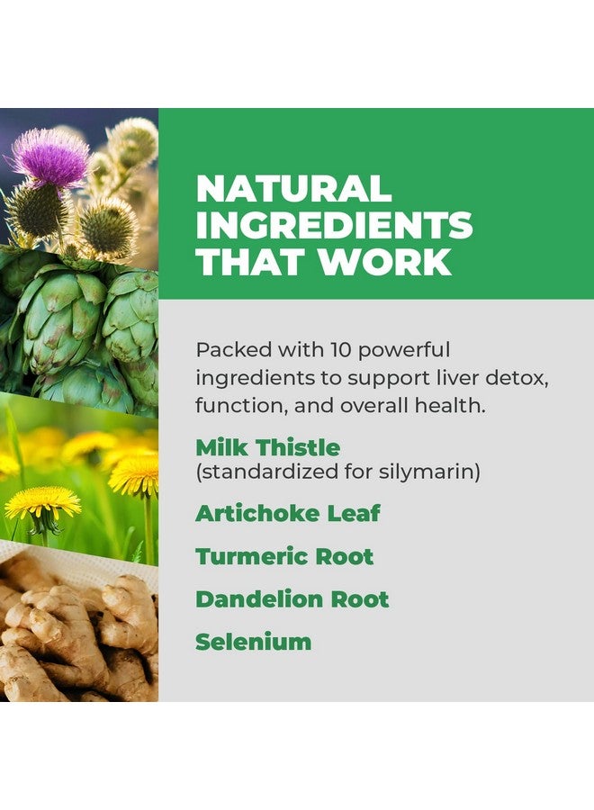 Balance ONE Balance ONE Liver Support Supplement with Milk Thistle Extract, Dandelion Root & Molybdenum - Natural Liver Cleanse, Repair & Detox for Men & Women - Vegan Capsules, 1 Month Supply - Liver One - Image 1