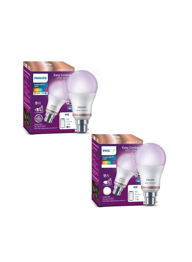 PHILIPS 9W B22 LED Bulb Warm White, Pack of 2 - Image 1