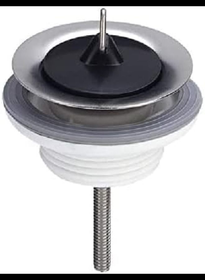 عباسلي مجموعة سدادة وسلسلة نفايات حوض الاستحمام (40 مم)  - Image 2