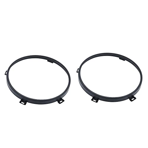 kkone Black 7'' Headlight Retaining Ring Headlamp Bezel for Jeep Wrangler JK 2007-2018 - Image 4