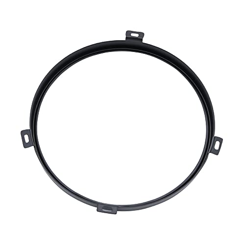 kkone Black 7'' Headlight Retaining Ring Headlamp Bezel for Jeep Wrangler JK 2007-2018 - Image 3
