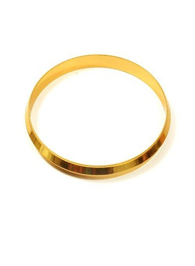 LUXURIA GOLD PLATED STAINLESS STEEL Heavy KADA for Men, Boys (71 millimeters) - Image 2