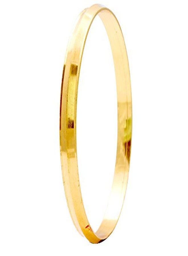LUXURIA GOLD PLATED STAINLESS STEEL Heavy KADA for Men, Boys (71 millimeters) - Image 3