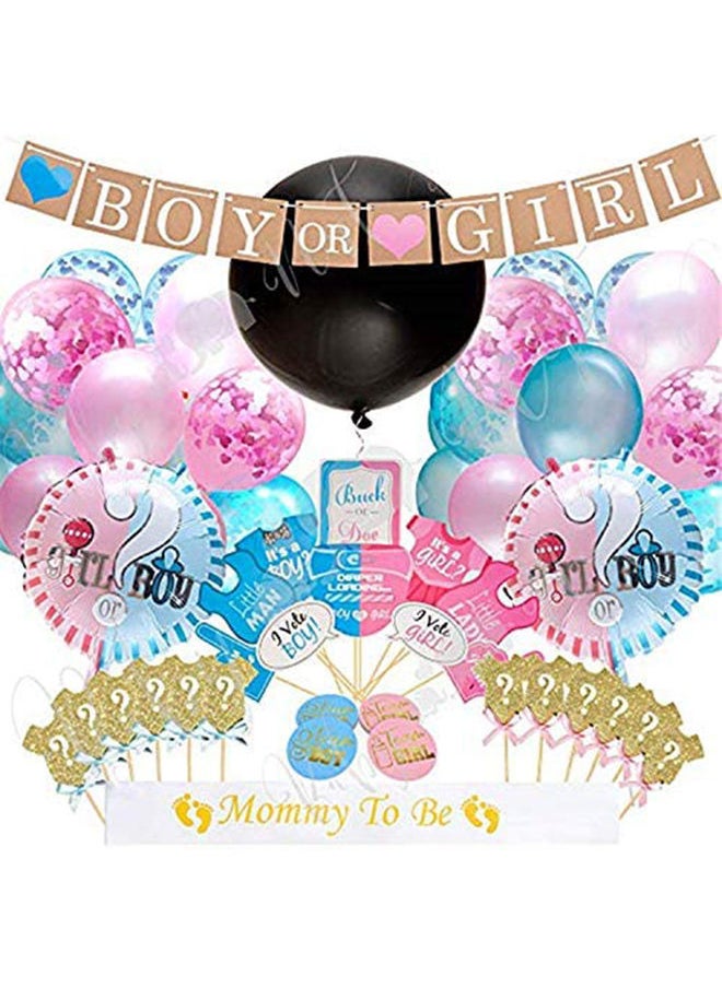 Baby Nest Designs Gender Reveal Party Supplies With The Original Jumbo Balloon Plus Boy Or Girl Banner Decorations, Foil And Confetti Balloons, Photo Props - pzsku/Z81CCDA20DEFF1B1E4CABZ/45/_/1694101895/d7f1db9d-7e65-48d2-b7a4-8a1b7c81e8e2