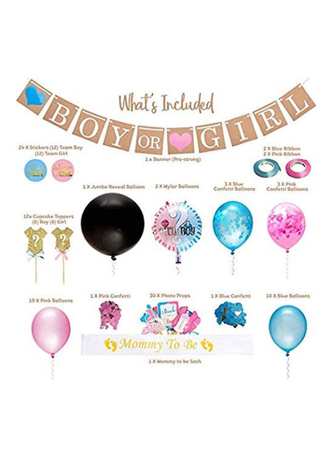 Baby Nest Designs Gender Reveal Party Supplies With The Original Jumbo Balloon Plus Boy Or Girl Banner Decorations, Foil And Confetti Balloons, Photo Props - pzsku/Z81CCDA20DEFF1B1E4CABZ/45/_/1694101897/af55c617-ef66-4c86-b13a-5dda7d971123