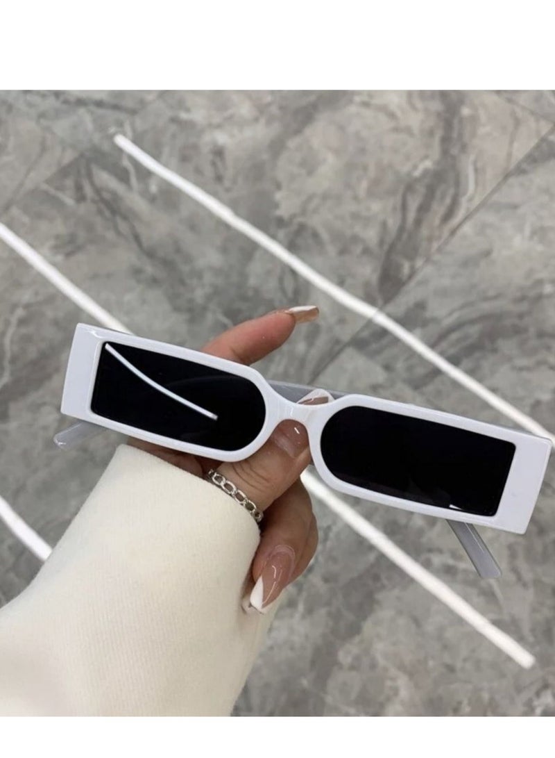 SYOSI Sunglasses For Women Men Fashion Shield Rimless Wrap Around Sunglass Gradient Lens Trendy Oversize Sun Glasses - Image 1