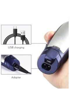 Geemy Rechargeable Professional Shaver And Hair Trimmer Machine black  - Image 4