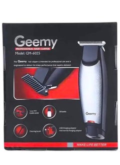 Geemy Rechargeable Professional Shaver And Hair Trimmer Machine black  - Image 5