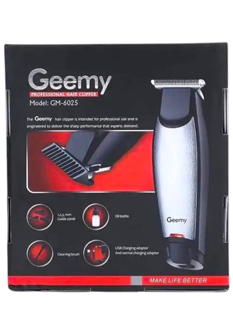 Geemy Rechargeable Professional Shaver And Hair Trimmer Machine black  - Image 5