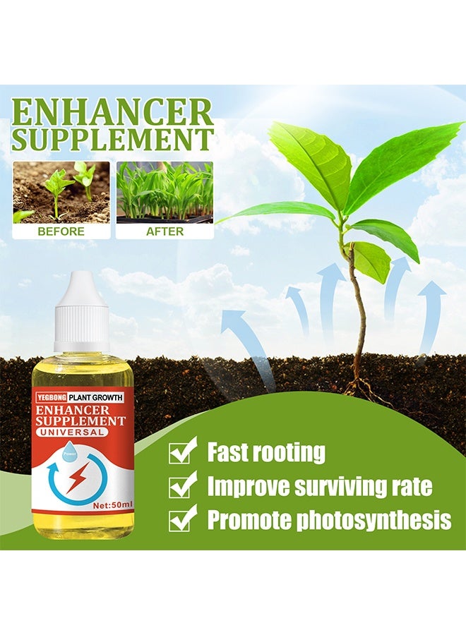 ييبونغ مكمل محسن نمو النبات ، مغذيات الأسمدة السائلة المركزة للتجذير السريع للزرع ، شتلات الإنقاذ ، 50 مل - Image 2