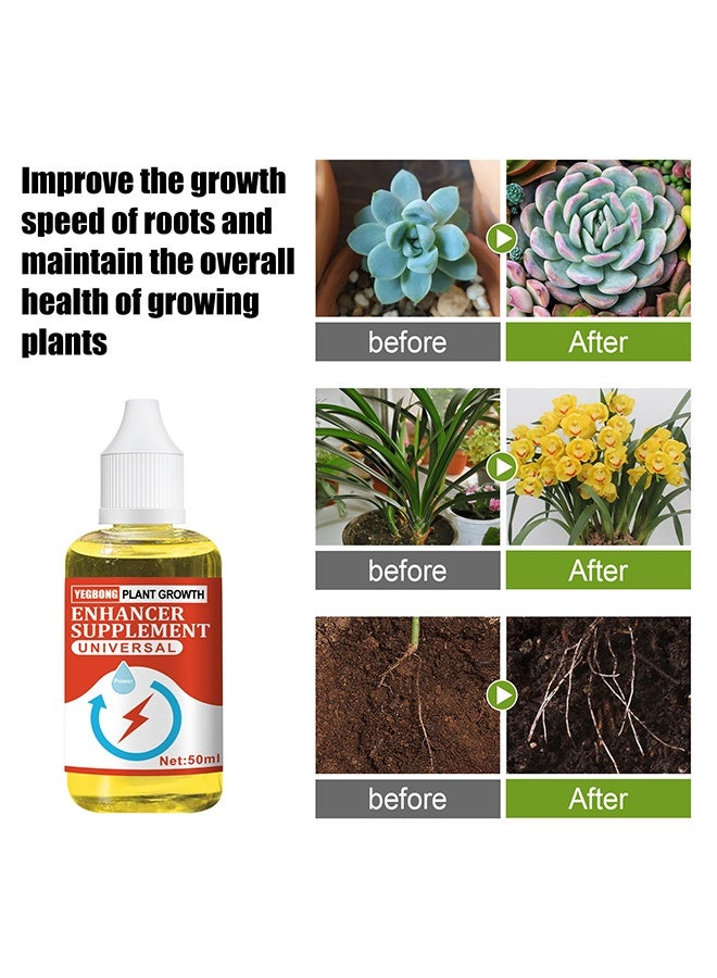 ييبونغ مكمل محسن نمو النبات ، مغذيات الأسمدة السائلة المركزة للتجذير السريع للزرع ، شتلات الإنقاذ ، 50 مل - Image 4