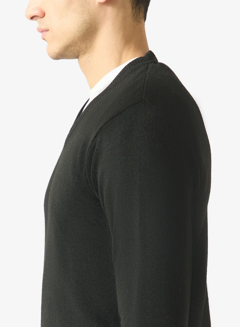Robert Wood  Casual Crew Neck Pullover Sweater for Men | Best Price UAE