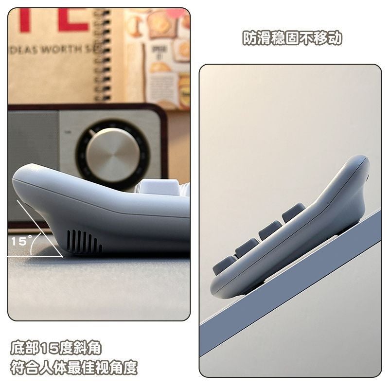 Girly Heart Large Screen Calculator Voice Cute Creative Macaron Color Casual Portable Button Dopamine Calculator - Image 5