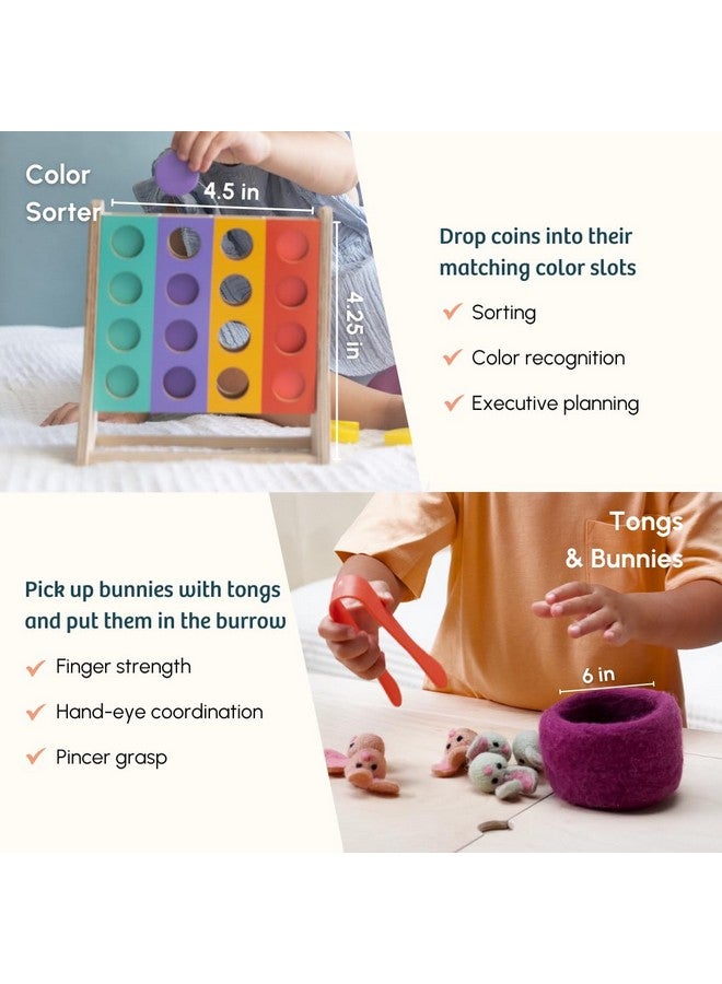 Curious Cub Montessori Learning Wooden Baby Toys | Box 11: 24+ Months| Montessori Toys For 2 Year Old|Child Development & Problem Solving Baby Toys|Fine Motor Skills,Recognition Skills | Baby Gift Set - Image 4