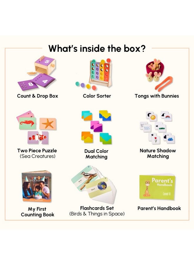 Curious Cub Montessori Learning Wooden Baby Toys | Box 11: 24+ Months| Montessori Toys For 2 Year Old|Child Development & Problem Solving Baby Toys|Fine Motor Skills,Recognition Skills | Baby Gift Set - Image 2