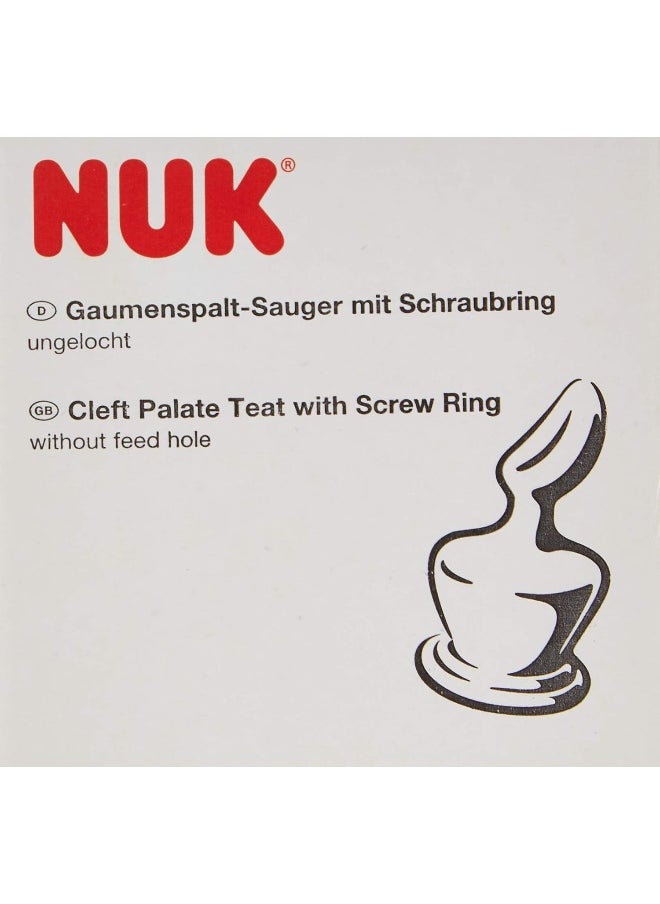 NUK - Cleft Palate Teat With Srew Ring - Image 1
