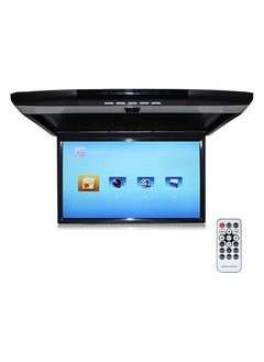SHEZA STAR 1080P Car Video Player, 22 Inch HD Wide Screen Car Overhead Roof Mounted Monitor Ultra-Thin Flip Down TV for Cars Support FM/IR/USB/SD/HDMI Input, Black  - Image 1