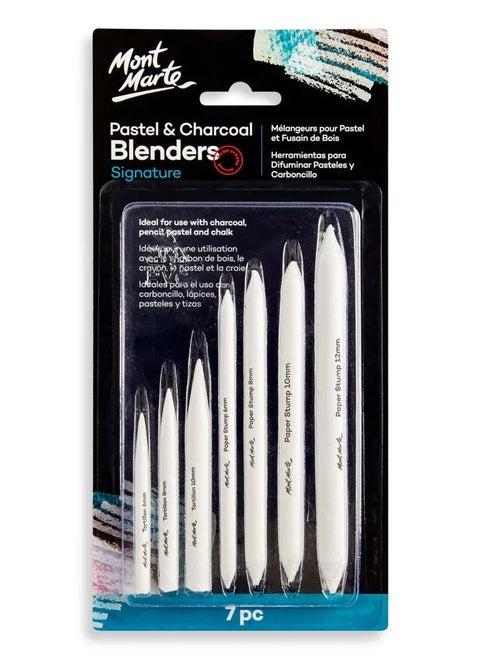 Mont Marte Pastel & Charcoal Blenders set of 7pc