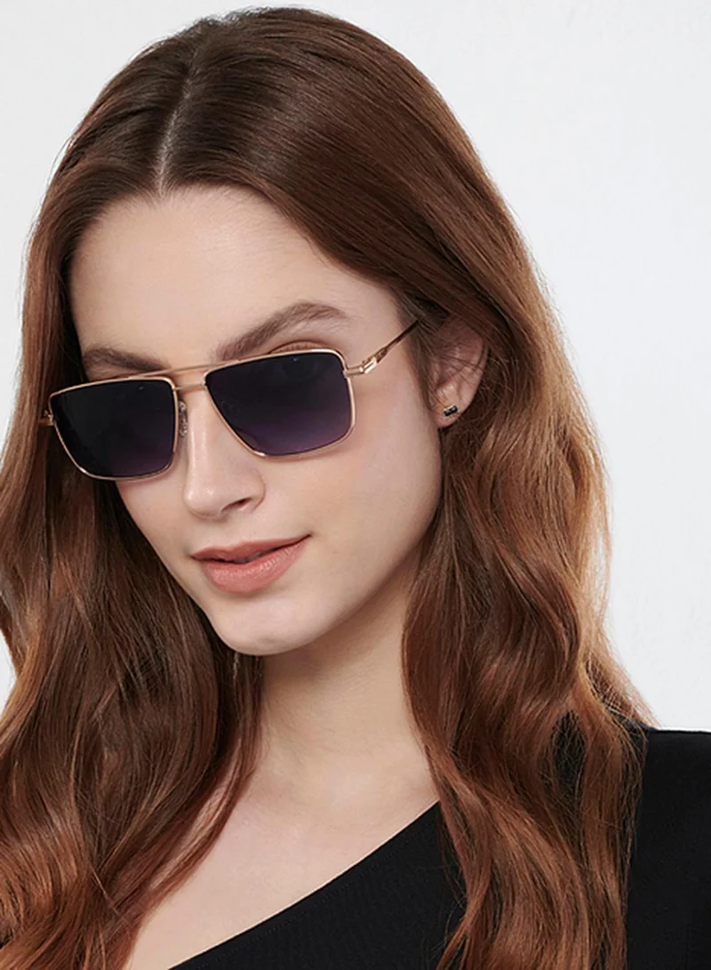 John Jacobs Unisex Polarized Aviator Sunglasses - JJ S13146 - Lens Size: 56 Mm