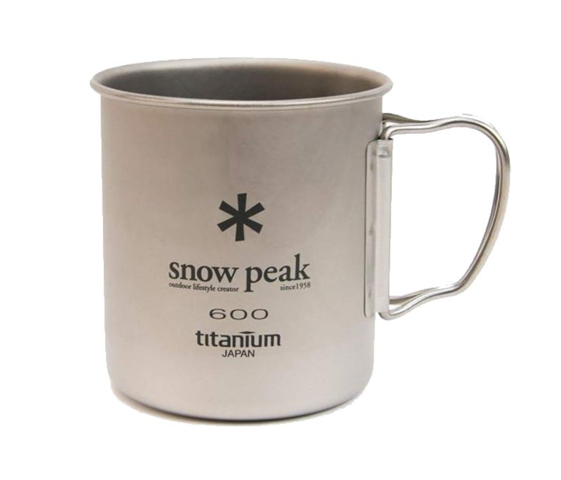 Snow Peak Titanium Single Wall Cup 600 - Image 1