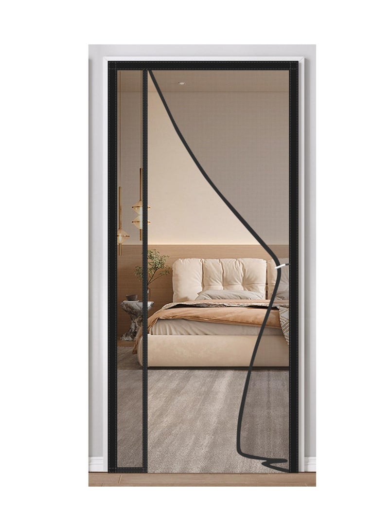 ستارة باب الشاشة المغناطيسية مع إغلاق التلقائي ، 36 "x 80" ، معزولة حراريا ، فتح قابل للعكس - Image 4