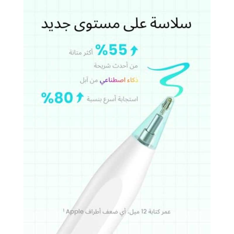 Air8 Pencil for Apple iPad 2018+10 Min Fast Charge Palm Rejection 20-Hour Battery Life 0.1mm Precision Pencil for iPad A16 11 10 9 8 7 Gen Pro 12.9 11 13 M4 M5 Air3 4 5 M2 M3 M4 Mini 5 6 - Image 4