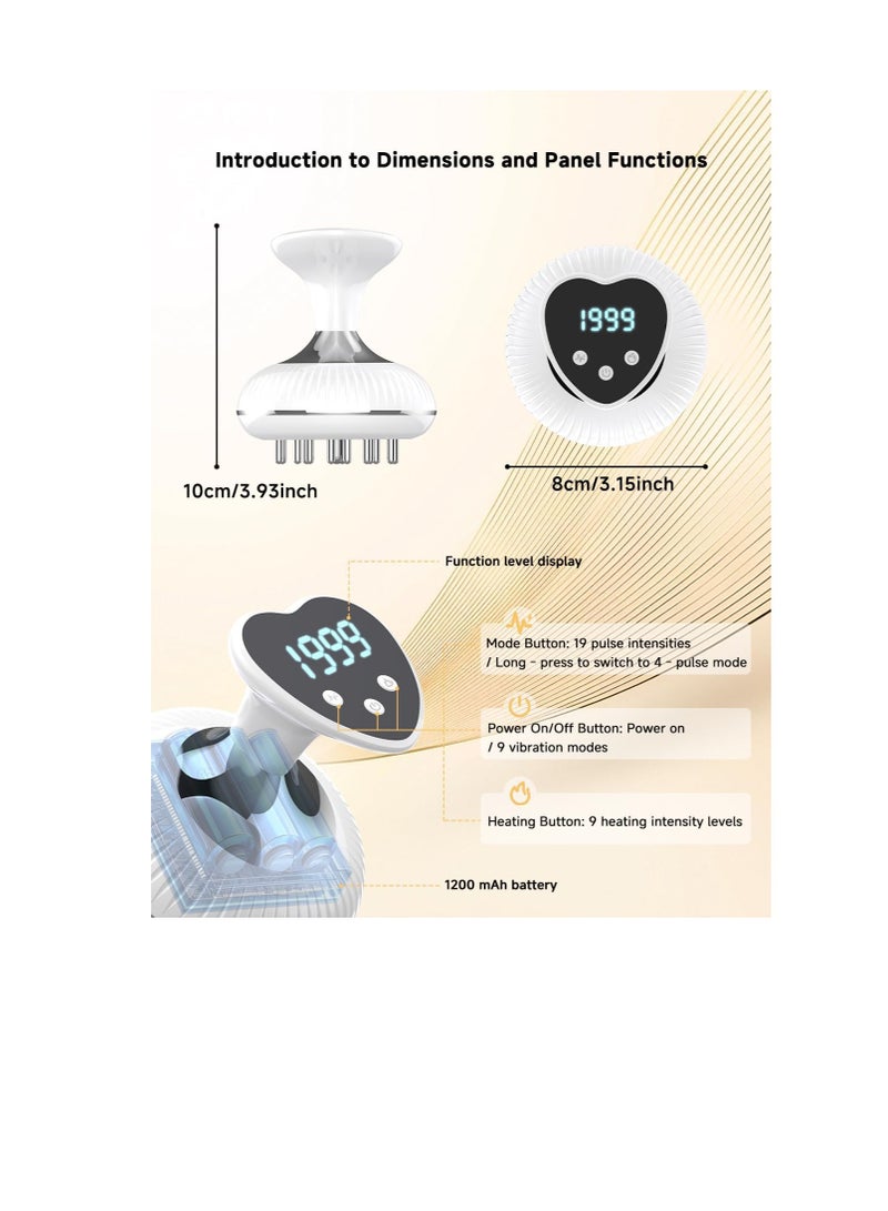 general Lymphatic Drainage Massager, Electric Anti Cellulite Massage Tool, Helps Reduce Stretch Marks & Cellulite for Legs & Arms & Belly, Body Sculpting Machine with Microcurrent, Light, Heat & Vibration - Image 5