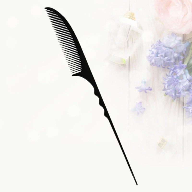 Pointed Tail Comb Anti Static Dense Teeth Heat Resistant Styling Tool 22cm for Women - Image 5