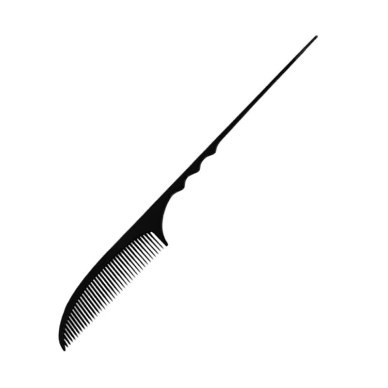 Pointed Tail Comb Anti Static Dense Teeth Heat Resistant Styling Tool 22cm for Women - Image 1
