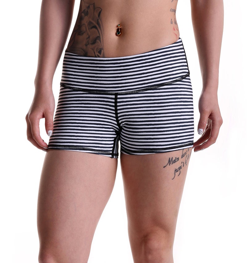 Tough Mode Women's 3" Athletic Workout Volleyball Running WOD Compression Shorts - Image 2