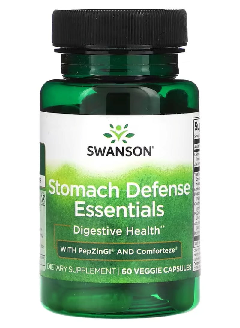 Swanson, Gastric Defense Essentials, 60 Veggie Capsules