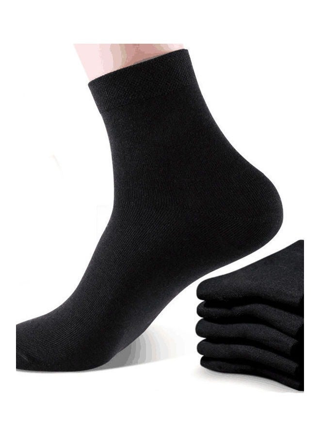 NIBEMINENT Pack Of 3 Solid Socks - Image 2