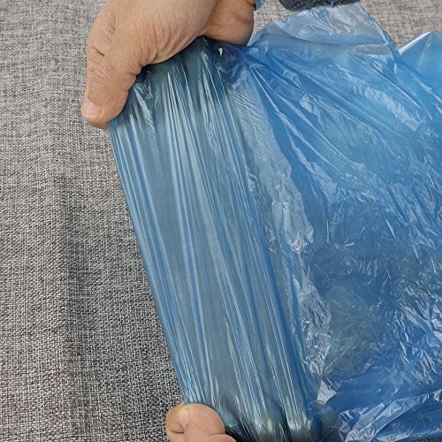 Hommp Kitchen Trash Bags 10 Gallon,120 Counts, Blue - Image 3