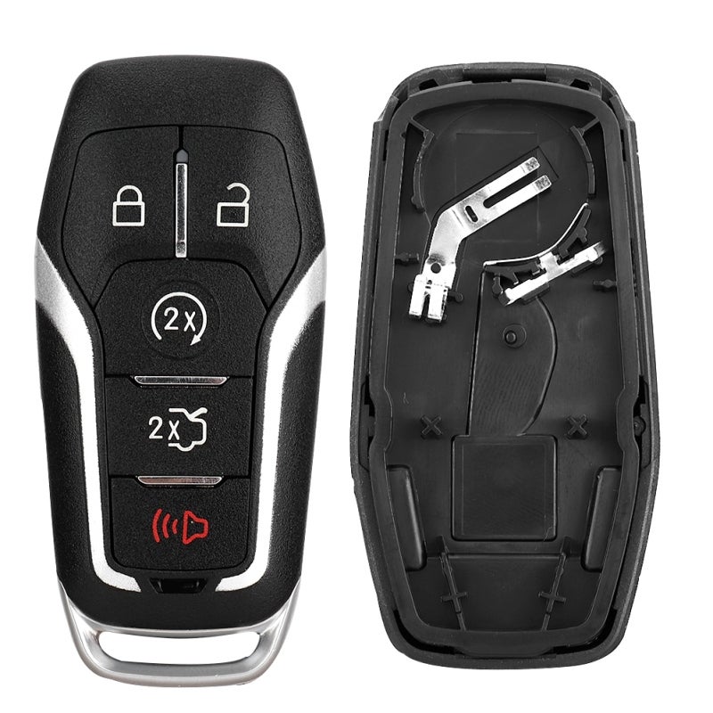 Key Fob Case Replacement Keyless Entry Remote Smart Key Fob Shell - Compatible with M3N-A2C31243800 Outer Cover Shell for Ford Mustang F-150 - Image 3
